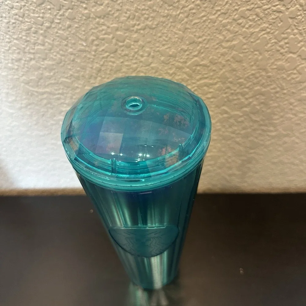Starbucks - 2021 Summer Kaleidoscope Cold Cup - Turquoise - 24‎ oz